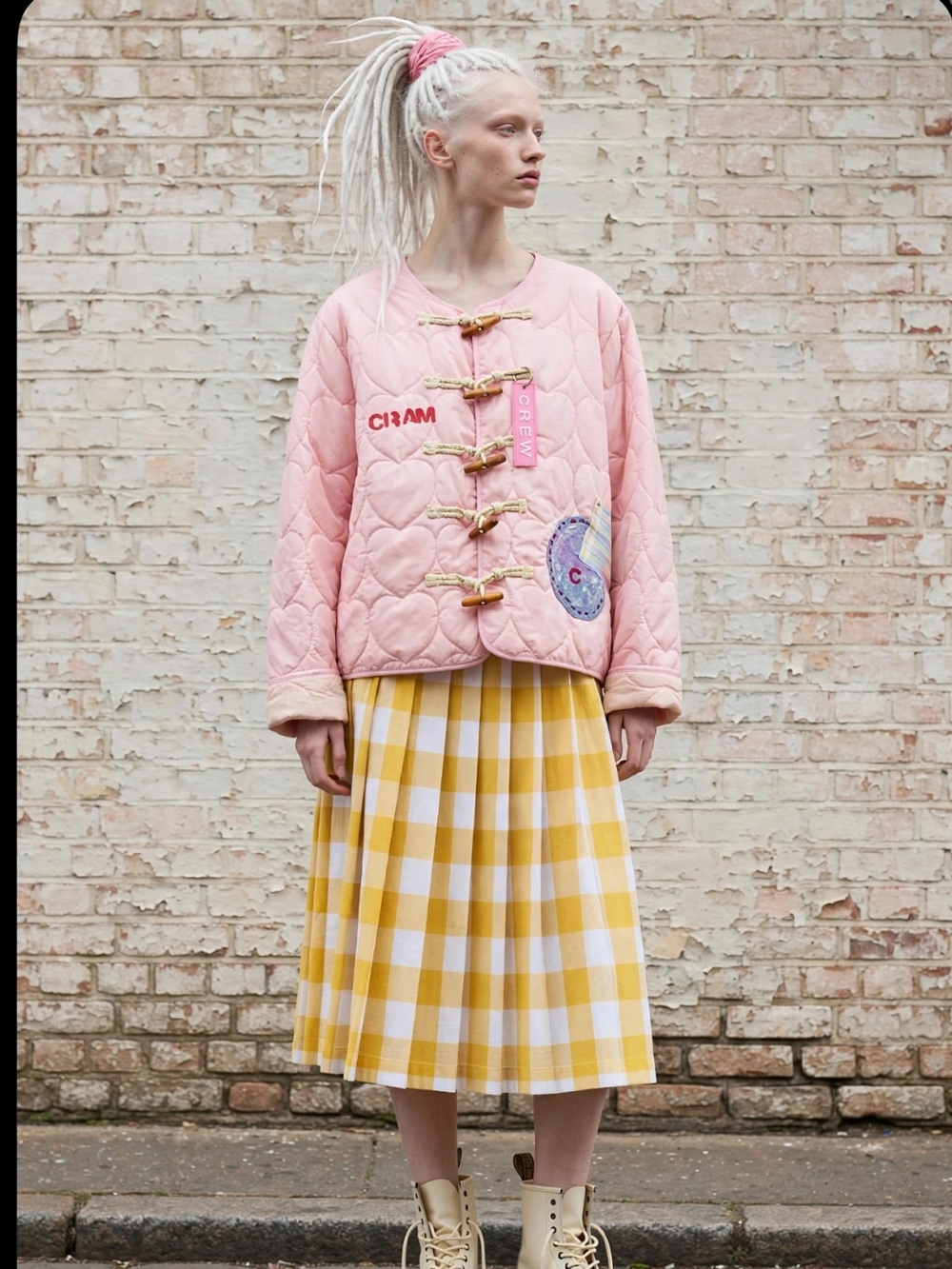 CRAM quilted toggle jacket